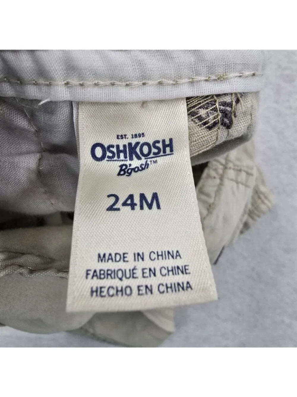 OshKosh Novelty Print Paper Airplane Bib Overalls Sz 24 Month Adjustable Straps